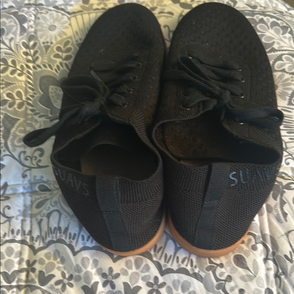 Suavs Black Sneakers Knitted Low-Top - Picture 2 of 6